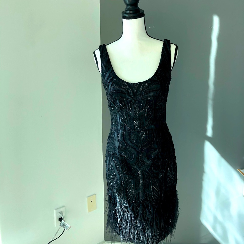 David Meister beaded Sequin Dress